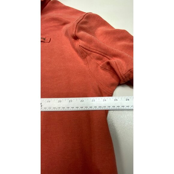 Orvis Mens XXL Coral Cotton Polo Shirt - Picture 6 of 7